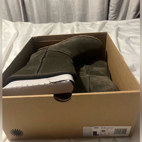 Grey wedge Ugg boots: women’s 10 - Picture 2 of 3